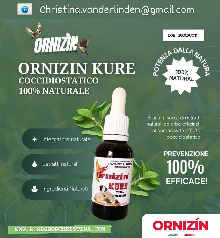 Ornizìn Kure 30ml ⚫️ 🌱 Coccidiose Stop - Preventie & Behan, Dieren en Toebehoren, Vogels | Toebehoren, Ophalen