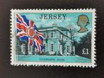 Jersey 1976 - drapeau, bureau du gouvernement, Timbres & Monnaies, Timbres | Europe | Royaume-Uni, Affranchi, Enlèvement ou Envoi