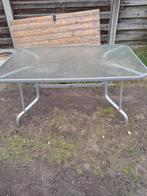 Tuintafel, Tuin en Terras, Tuintafels, Gebruikt, Ophalen of Verzenden, Vierkant, Aluminium