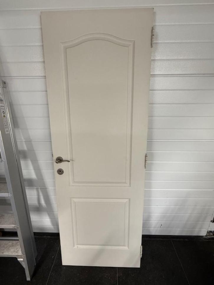 Binnendeuren 5 stuks in goede staat, Doe-het-zelf en Bouw, Deuren en Vliegenramen, Gebruikt, Binnendeur, 200 tot 215 cm, Minder dan 80 cm