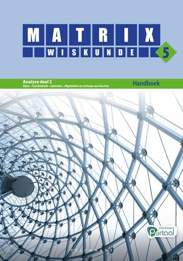 Matrix Wiskunde 5 Analyse deel 2, Enlèvement ou Envoi, Neuf, Pelckmans