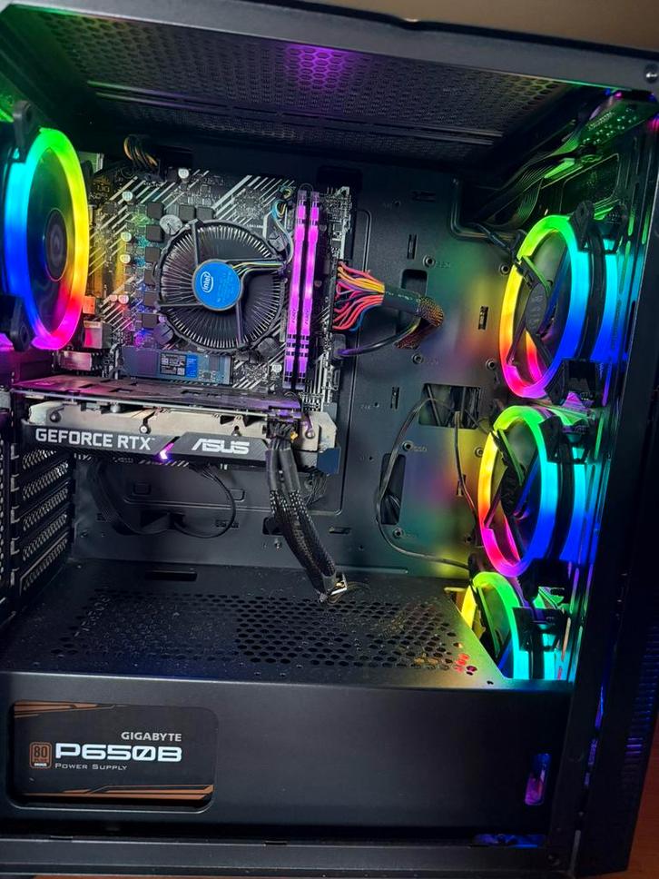 RTX 3060 gaming-pc, Computers en Software, Pc- en Netwerkkabels, Zo goed als nieuw, Ophalen