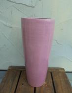 VAAS KERAMIEK OUD ROSE GEGLAZUURD TAPS 37,5 x dia 16,5cm NIE, Huis en Inrichting, Overige kleuren, Aardewerk of Porselein, Nieuw