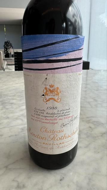 Château mouton Rothschild 1980 paulliac 