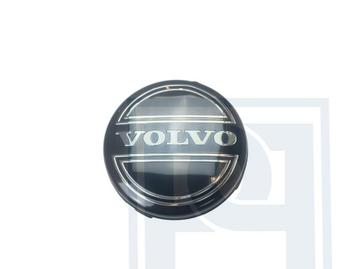 Naaf dop Volvo velg 64mm zwart/zilver 850+V70 div modellen ( beschikbaar voor biedingen