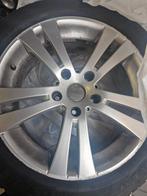 4x Jantes 5x120 Bmw, 7jx17, pneus 225/50R17, Utilisé, 17 pouces, 4 Saisons, Pneus et Jantes