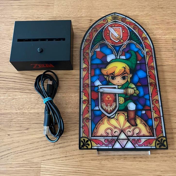 Gebrandschilderd glas The Legend of Zelda| Nintendo Paladone, Games en Spelcomputers, Spelcomputers | Overige Accessoires, Nieuw