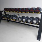 Nieuwe Urethane Dumbells Set 5 kilo tot 36 kilo + Dumbellrek, Sport en Fitness, Ophalen, Zo goed als nieuw