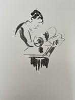 Rik Wouters, ‘Femme cousant’, Antiek en Kunst, Kunst | Etsen en Gravures, Ophalen