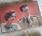 Zeldzame blikken doos koning Boudewijn en koningin Fabiola, Ophalen of Verzenden, Zo goed als nieuw