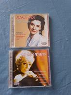 2 cds  jo leemans  en  rina pia silver star collectie, Comme neuf, Enlèvement ou Envoi