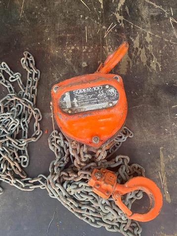 Kettingtakel, Doe-het-zelf en Bouw, Lieren en Takels, Ophalen, Gebruikt, Handmatig
