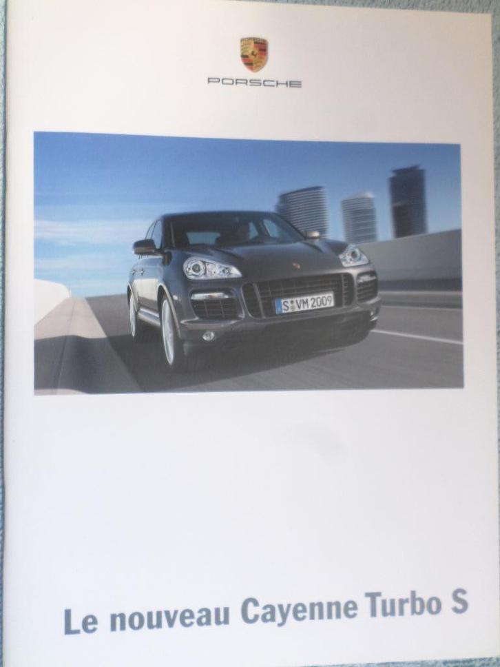 Porsche Cayenne Turbo S Brochure - FRANS, Boeken, Auto's | Folders en Tijdschriften, Porsche, Ophalen of Verzenden