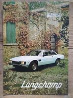 DOOR TOMASO LONGCHAMPS, 1979, BROCHURE, BIJSLUITER, 4 PAGINA, Gelezen, Overige merken, Ophalen of Verzenden