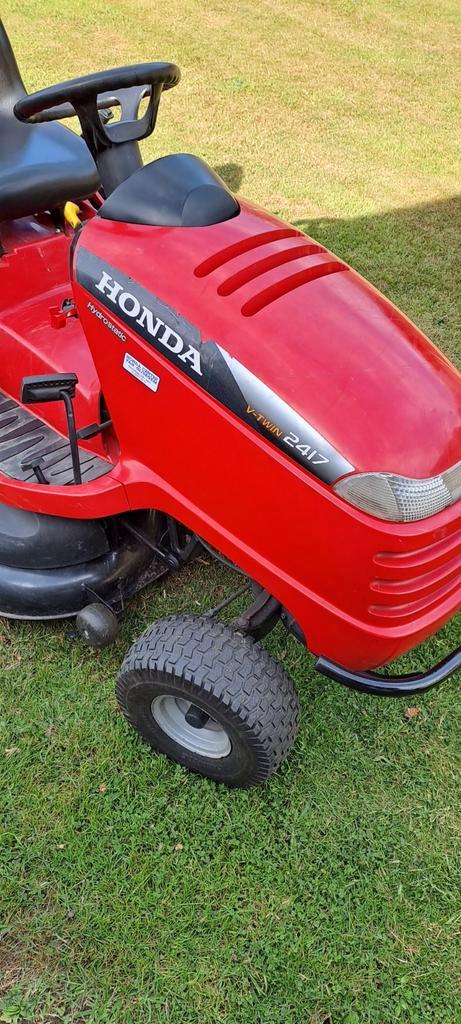 Honda HF 2417, Tuin en Terras, Zitmaaiers, Gebruikt, Opvangbak, Ophalen