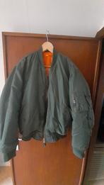 Groene bomberjas, Kleding | Heren, Jassen | Winter, Ophalen, Zo goed als nieuw, Maat 48/50 (M)