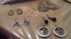 lot 8 paires de boucles d'oreilles, Handtassen en Accessoires, Oorbellen, Ophalen of Verzenden, Zwart, Glas