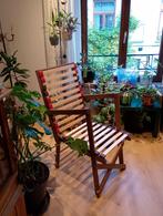 Handgemaakte stoel, Huis en Inrichting, Ophalen, Bruin, Zo goed als nieuw, Eén