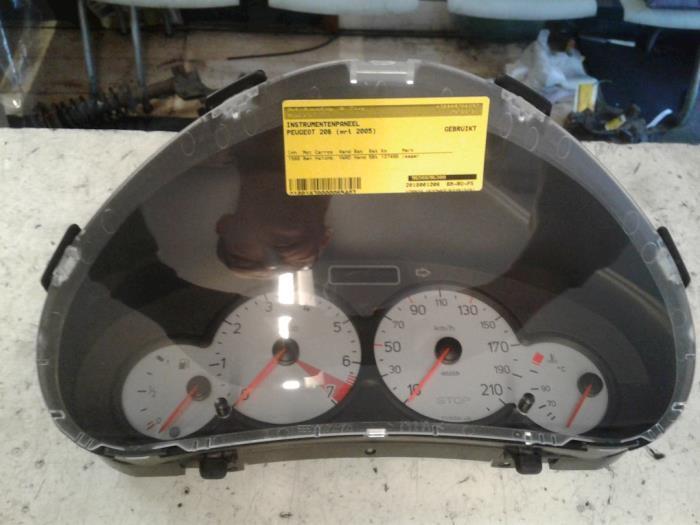 Instrumentenpaneel van een Peugeot 206, Auto-onderdelen, Dashboard en Schakelaars, Peugeot, Gebruikt, 3 maanden garantie, Ophalen of Verzenden