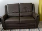 GRATIS lederen 2 zit, Huis en Inrichting, Ophalen, Zo goed als nieuw