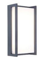 3 Applique murale extérieure Lutec Qubo anthracite 18W, Enlèvement ou Envoi, Neuf