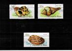 AFRIQUE RÉPUBLIQUE DE GUINÉE COQUILLAGES 3 TIMBRES OBLITERES, Timbres & Monnaies, Timbres | Afrique, Enlèvement ou Envoi, Guinée