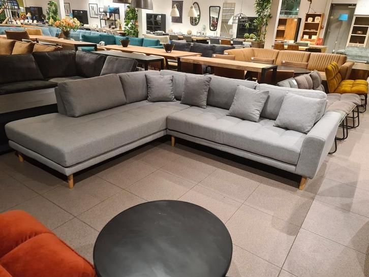 Canapé d'angle en tissu gris nouveau modèle scandinave 260x2, Maison & Meubles, Canapés | Coins salons complets, Neuf, Tissus