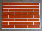 plastieken plaat met muur imitatie - voor bekleding/ decor, Doe-het-zelf en Bouw, Platen en Panelen, Ophalen of Verzenden, Nieuw