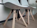 4 x witte eetkamerstoelen,  bijna nieuw., Huis en Inrichting, Ophalen, Zo goed als nieuw