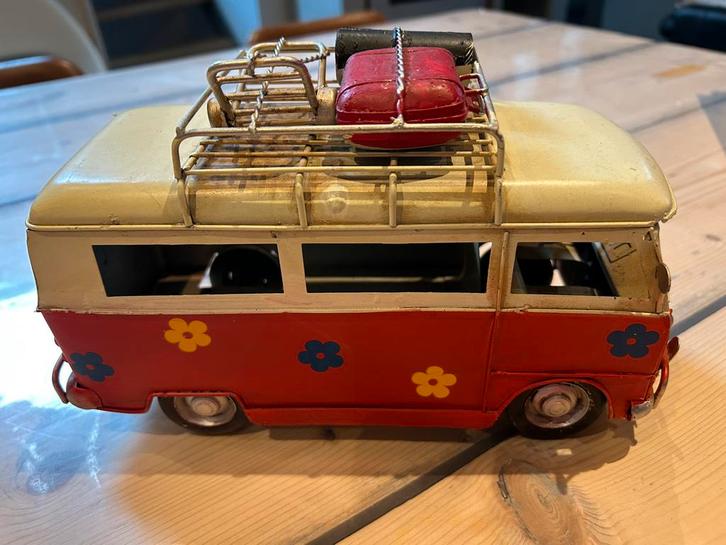 VW T1 Flower Power, Hobby & Loisirs créatifs, Voitures miniatures | 1:24, Comme neuf, Enlèvement ou Envoi