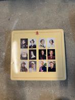 Boîte métallique Delacre Rois/reines Belgique, Collections, Boîte en métal, Enlèvement ou Envoi, Comme neuf