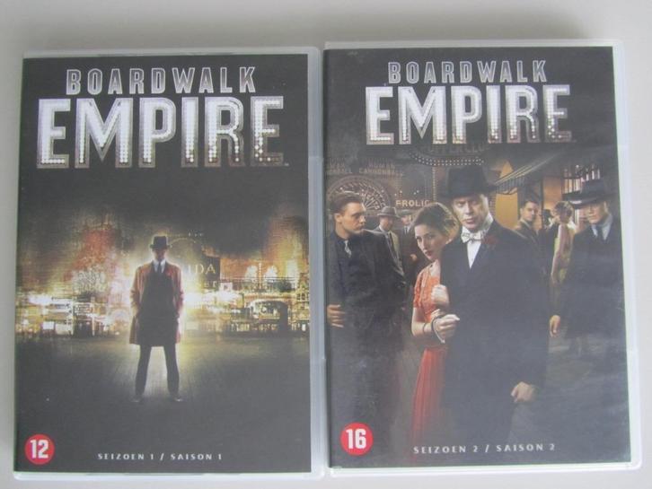 2 DVDBOXEN BOARDWALK EMPIRE "SEIZOEN 1 & 2", Cd's en Dvd's, Dvd's | Tv en Series, Gebruikt, Drama, Vanaf 16 jaar, Ophalen of Verzenden