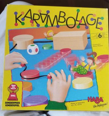 KARAMBOLAGE HABA spel vanaf 6 jaar beschikbaar voor biedingen