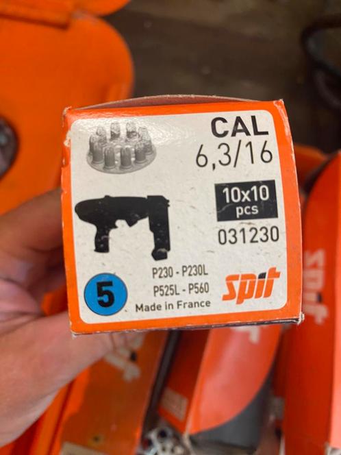 Spit kruitnagel patronen, Doe-het-zelf en Bouw, Gereedschap | Machine-onderdelen en Toebehoren, Zo goed als nieuw, Ophalen