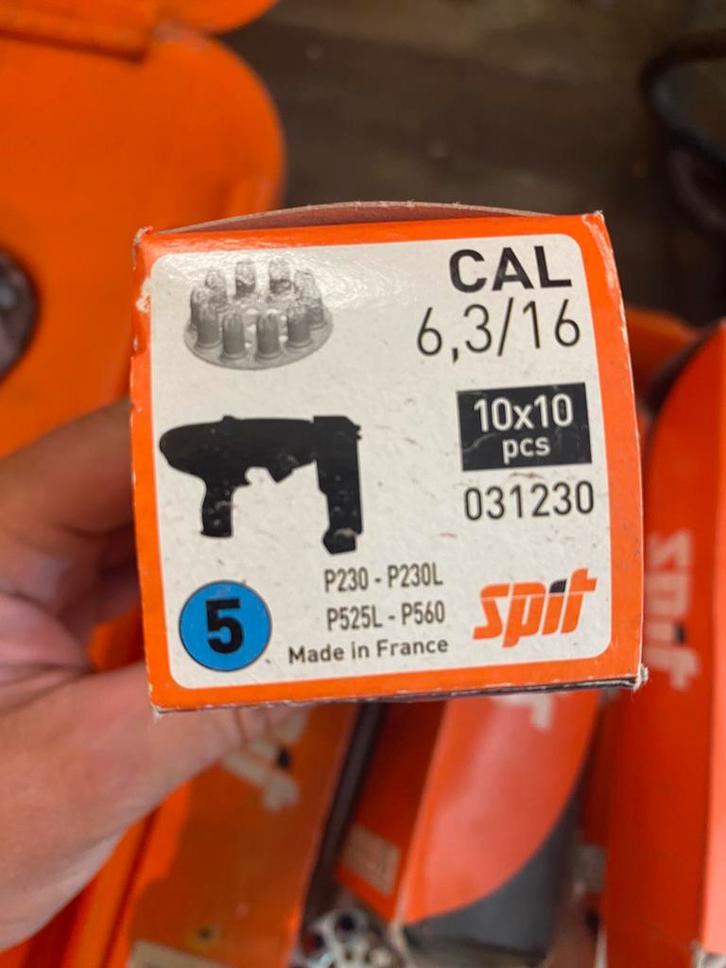 Spit kruitnagel patronen, Doe-het-zelf en Bouw, Gereedschap | Machine-onderdelen en Toebehoren, Zo goed als nieuw, Ophalen