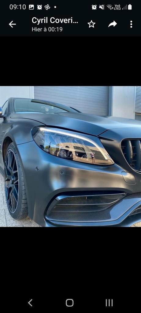 Mercedes C63s Amg à vendre, Autos, Mercedes-Benz, Particulier, Classe C, Essence, Euro 6, Berline, 4 portes, Automatique, Noir