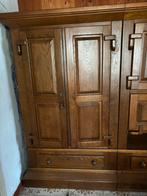 Eiken eetkamer met uitschuifbare tafel en stoelen, Huis en Inrichting, Ophalen
