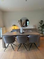 Eetkamer: tafel met 6 stoelen en dressoir, Huis en Inrichting, Ophalen, Gebruikt, 200 cm of meer, 50 tot 100 cm