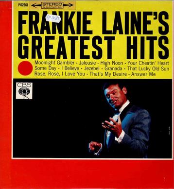 Vinyl, LP   -   Frankie Laine – Frankie Laine's Greatest ... beschikbaar voor biedingen