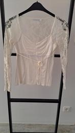 Kante dames blouse, Lola & Liza, Wit, Zo goed als nieuw, Ophalen
