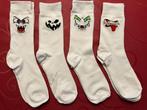 4 paar nieuwe witte Halloween sokken, Nieuw, Ophalen of Verzenden, Wit