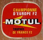 Vintage sticker Motul Championne d'Europe F2 retro, Comme neuf, Voiture ou Moto, Enlèvement ou Envoi