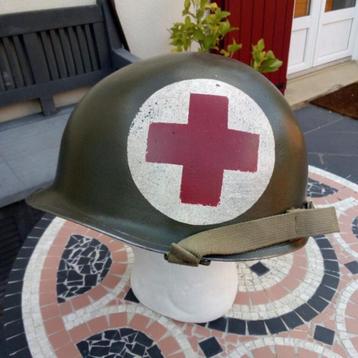 Militaria - Casque US WW2 : US Médic