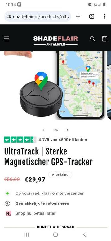 Magnetische gps tracker  disponible aux enchères