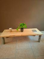 Unieke handgemaakte salontafel | Massief hout |, Ophalen, Nieuw