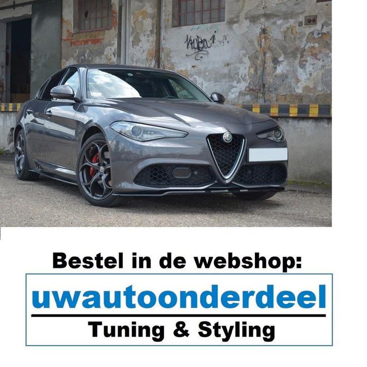 Maxton Design Alfa Romeo GIULIA VELOCE Spoiler Lip Spliter, Auto diversen, Tuning en Styling, Verzenden