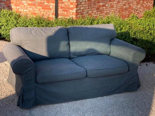 Ikea Ektorp 2 zit zetel grijs - zeer goede staat, Huis en Inrichting, Zetels | Zetels, Zo goed als nieuw, Tweepersoons, Stof, Ophalen