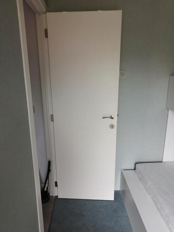 4 Binnendeuren  met klinken en deurkaders, Doe-het-zelf en Bouw, Deuren en Vliegenramen, Ophalen