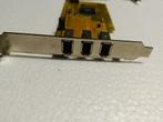 Carte Firewire PCI 3 Ports 1394, Overige soorten, Nieuw, Ophalen of Verzenden, PCI