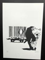Banksy,barcode leopard, litho 35 X 50 cm, Ophalen of Verzenden